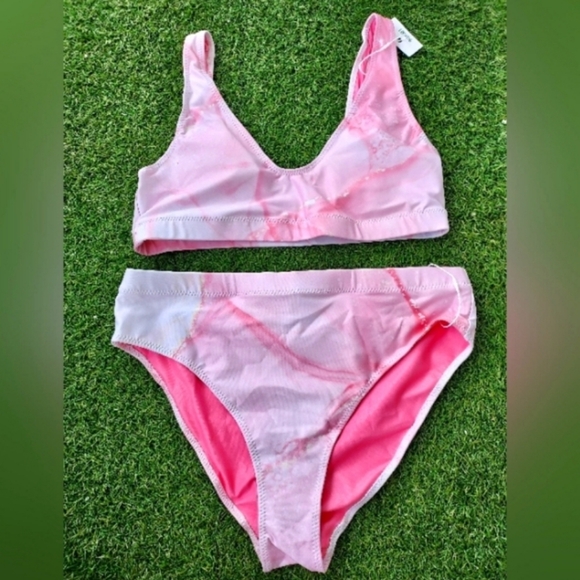 buxget Other - Marbled Pink Bikini Set
